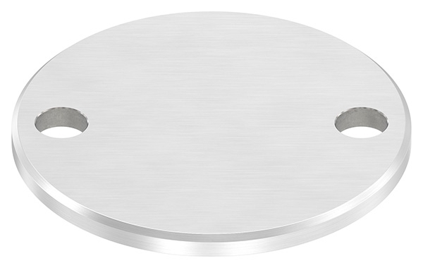 Ankerplatte Ø 100 x 6mm- mit Laengsschliff und Fase- V2A-88-1154105-240-F.13