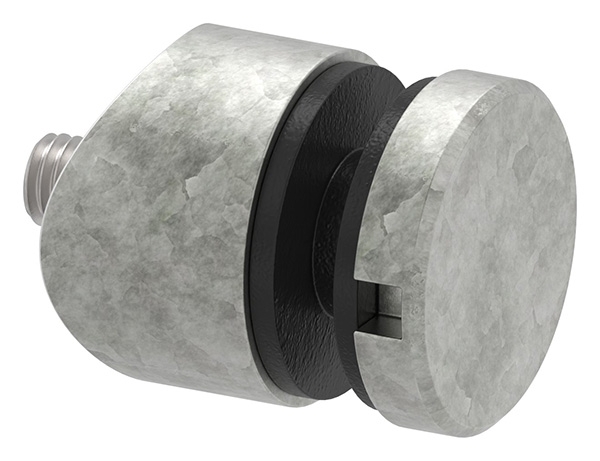 Glaspunkthalter Ø 30 mm- Zink -roh- Anschluss- Rohr Ø 42-4 mm-10-5042.3