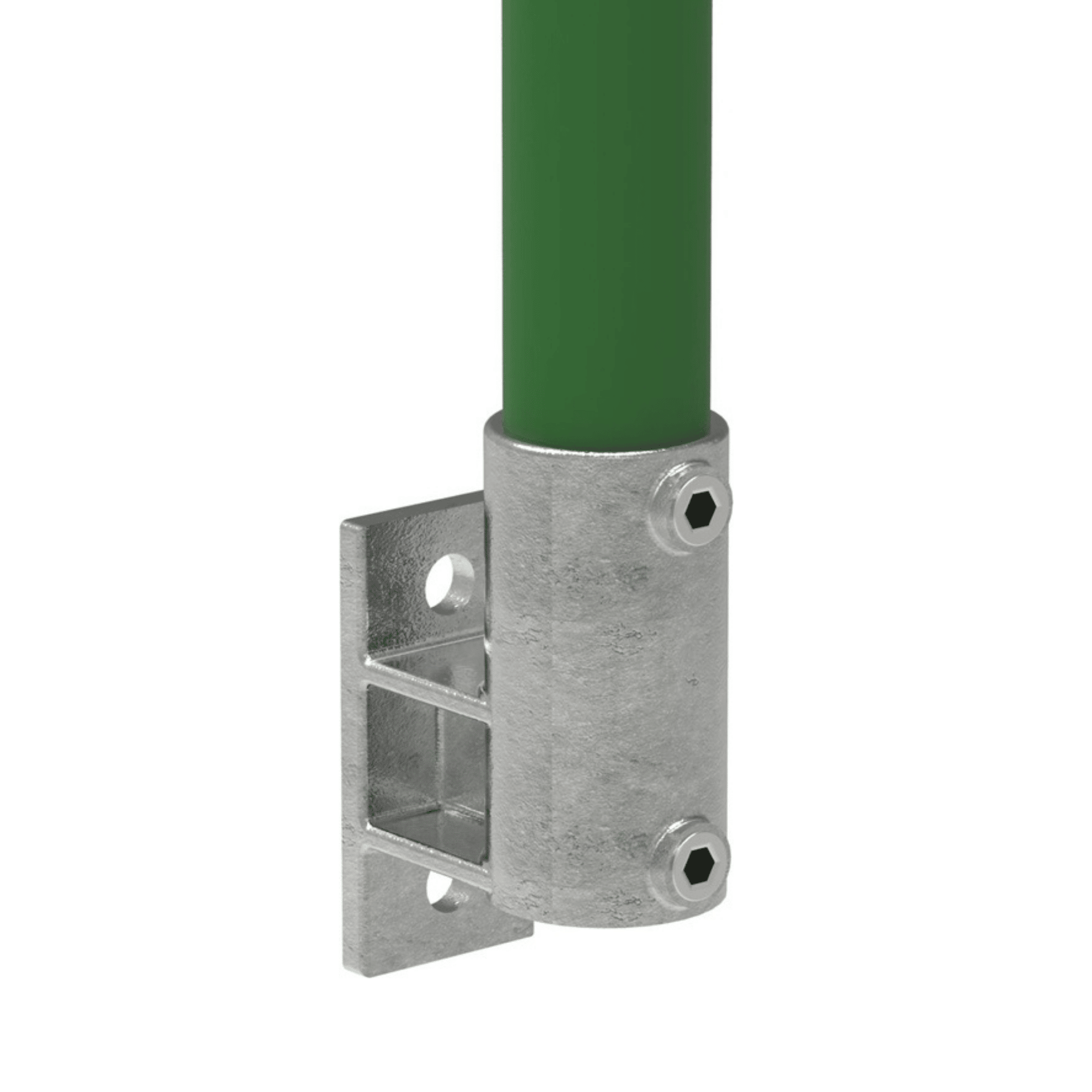 Rohrverbinder - Wandhalter Platte vertikal - 144B34 - 33-7 mm - 1- - Feuerverzinkt u. Elektrogalvanisiert-144B34
