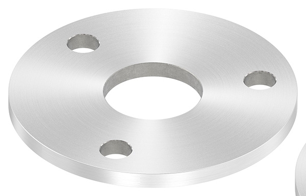 Ankerplatte Ø 100 x 6 mm mit Zentrierbohrung- Ø 34 mm V2A-11-2264R.4
