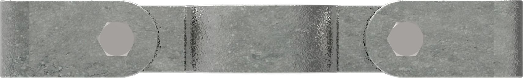 Rohrverbinder - Gitterhalter doppelt - 171D48 - 48-3 mm - 1 1-2- - Feuerverzinkt u. Elektrogalvanisiert-171D48
