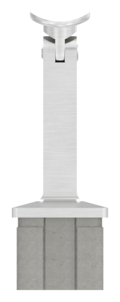 Handlaufhalter mit Gelenk fuer Vierkantrohr 40x40x2 mm V2A-11-2712.4