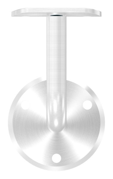 Handlaufhalter mit Ronde 70x5 mm und Halteplatte fuer Ø 42-4 mm V2A-11-2037.4