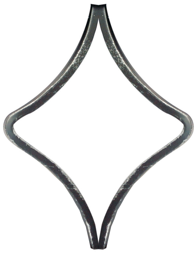 Zierelement Stahl roh 200x95 mm- Flachstahl 12x6 mm-89-11E3231852-A.4