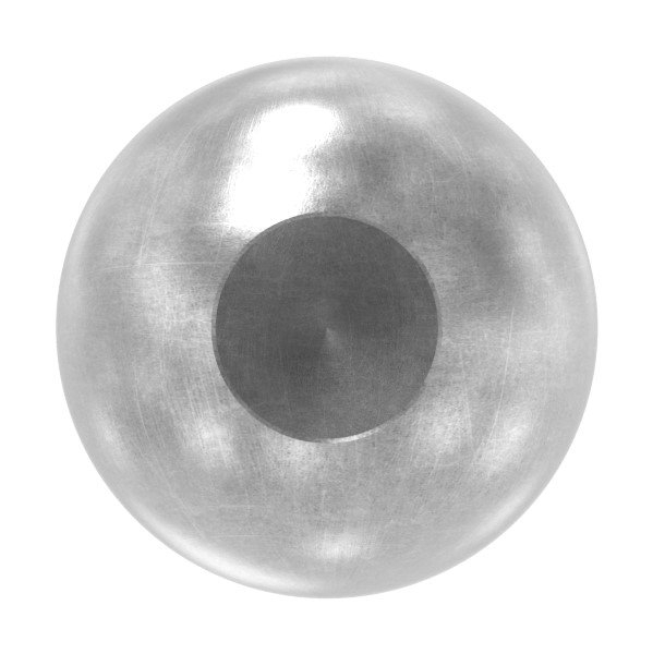 Massivkugel S235JR Ø 30 mm mit Sackloch Ø 12-3 mm glatt-30-2739.8