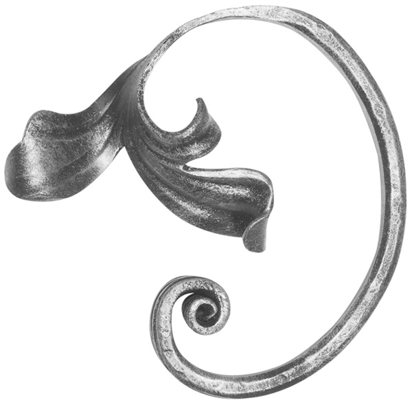 Meisterbarock - Masse- 135x140 mm - Material- 16x8 mm - Stahl S235JR- roh-30-1779.8