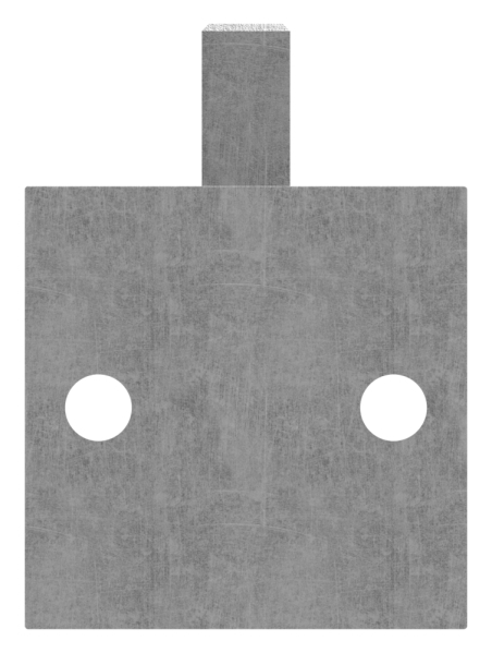 Handlauftraeger Stahl roh mit Ronde Buegel 12x12 mm Wandabstand 79 mm zum Anschweissen-88.112507