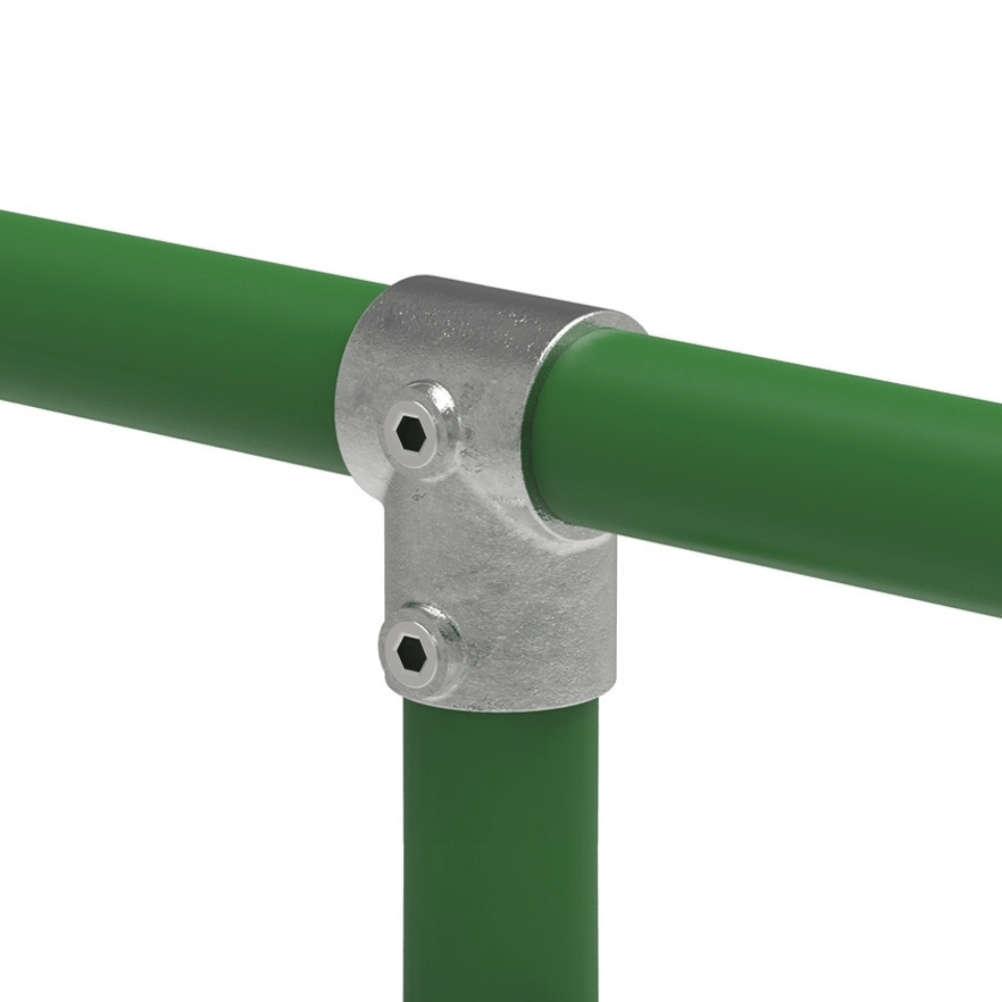 Rohrverbinder - T-Stueck kurz - 101T21 - 21-3 mm - 1-2- - Feuerverzinkt u. Elektrogalvanisiert-101T21