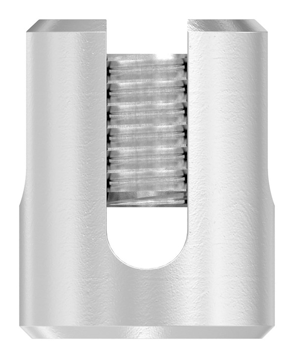 Kreuzklemme Edelstahl V4A fuer Seil Ø 6 mm-88.11100071006