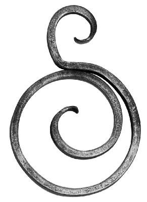 Zierelemente - Masse- 145x100 mm - Stahl -Roh- S235JR-30-3735.8