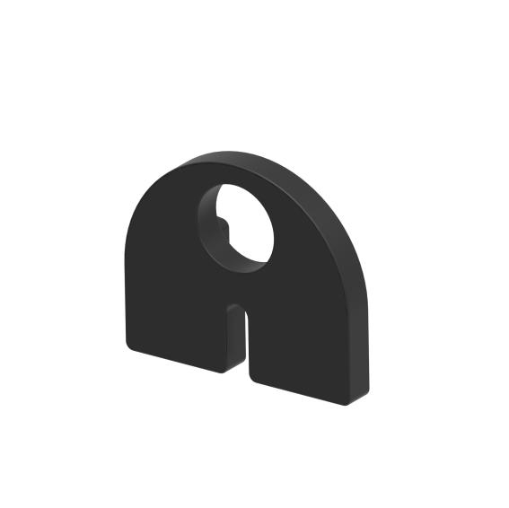 Gummieinlage fuer Glashalter Modell 25- Glas 8mm- schwarz-18-2508-A.0