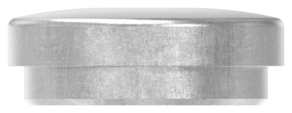 Stahlkappe leicht gewoelbt fuer Rohr 42-4 x 2-5mm mit Bohrung 12-3mm-88-11163.4201