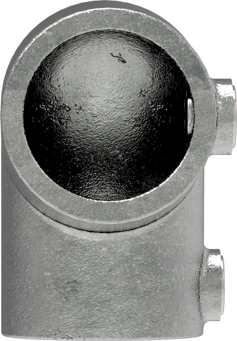 Rohrverbinder - Bogen 90° verstellbar 0-11° - 154D48 - 48-3 mm - 1 1-2- - Feuerverzinkt u. Elektrogalvanisiert-154D48