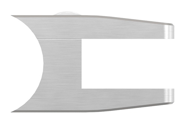 Glasklemme 60x70x45 mm AbZ fuer Anschluss Ø 48-3 mm V4A-10-3348ABZ.1