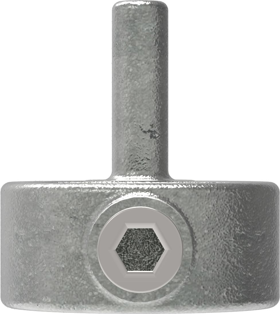 Rohrverbinder - Stellringzapfen - 140B34 - 33-7 mm - 1- - Feuerverzinkt u. Elektrogalvanisiert-140B34