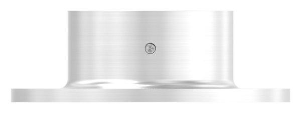 Wand- und Bodenanker Edelstahl V2A fuer Rohr Ø 60-3 mm Ronde Ø 115 mm geschliffen Korn 240-88-1154149.240