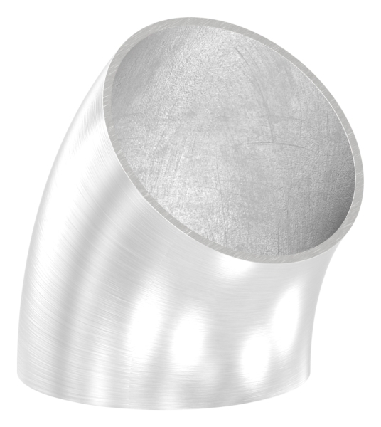 Schweissbogen Edelstahl V2A Ø 60-3 x 2-0 mm 45° geschliffen Korn 240-88-1155183.240