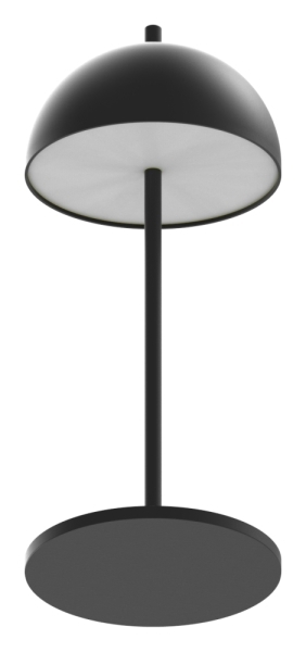 STALYS n°1 Dark Horizon – Kompakte Akku-Tischleuchte Schwarz 28cm -IP54- Dimmbar- USB-C-88-11TL-28.S
