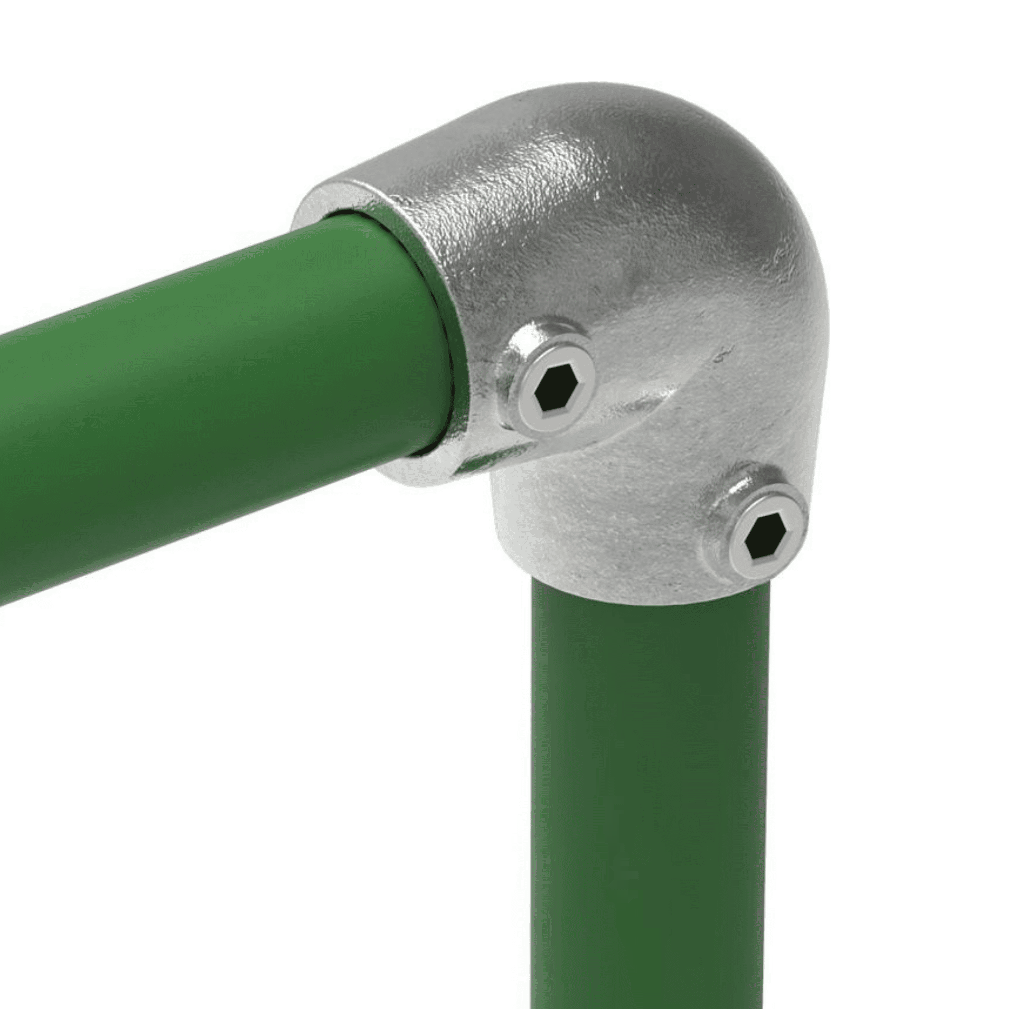 Rohrverbinder - Bogen 90° verstellbar 0-11° - 154B34 - 33-7 mm - 1- - Feuerverzinkt u. Elektrogalvanisiert-154B34