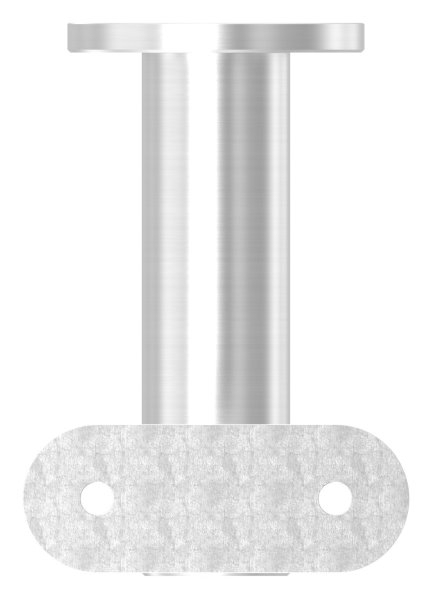 Handlaufhalter hoehenverstellbar mit Halteplatte fuer flachen Anschluss V2A-11-2066.4