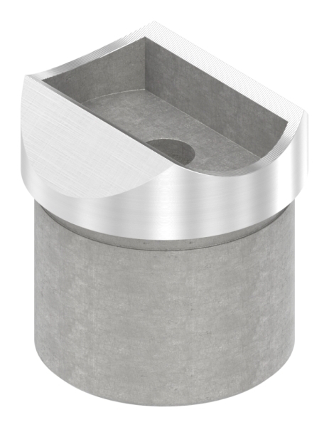 Rohrsattel zum Kleben fuer Rundrohr Ø 42-4x2-0 mm V2A-11-3321.4