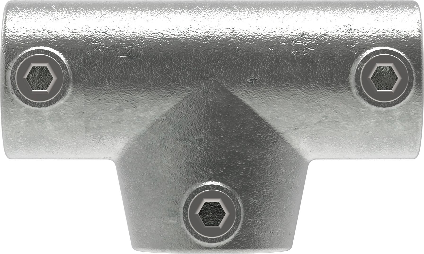 Rohrverbinder - T-Stueck lang verstellbar 0-11° - 155C42 - 42-4 mm - 1 1-4- - Feuerverzinkt u. Elektrogalvanisiert-155C42