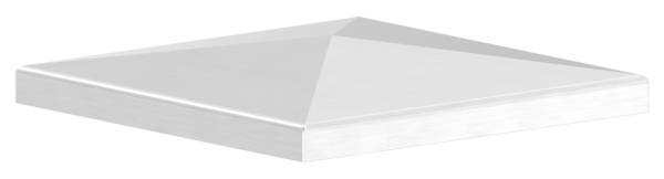 Pfostenkappe Edelstahl fuer Vierkantrohr- 150x150 mm geschliffen V2A-11-2578.4