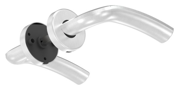 V2A Tuerdrueckerpaar drehbar inklusive 8 mm Drueckers-11-3978.4