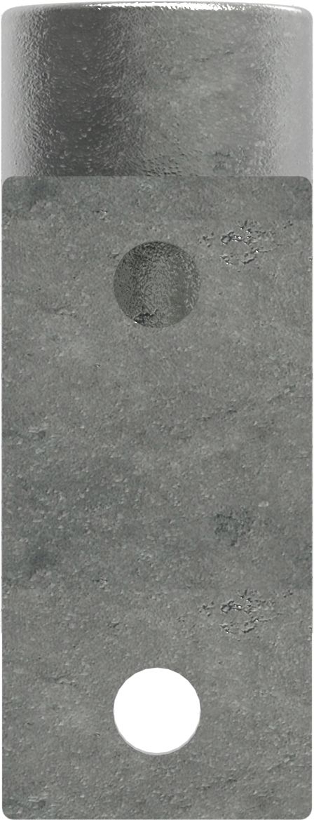 Rohrverbinder - Wandhalter Platte vertikal - 144B34 - 33-7 mm - 1- - Feuerverzinkt u. Elektrogalvanisiert-144B34