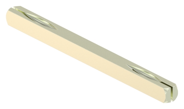 Drueckerstift Stahl 8x8 mm- L = 120 mm- verzinkt-88-118071.120