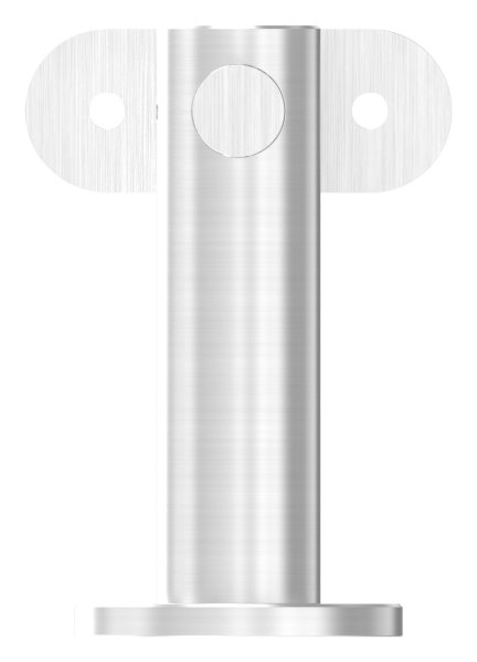 Handlaufhalter hoehenverstellbar mit Halteplatte fuer flachen Anschluss V2A-11-2066.4