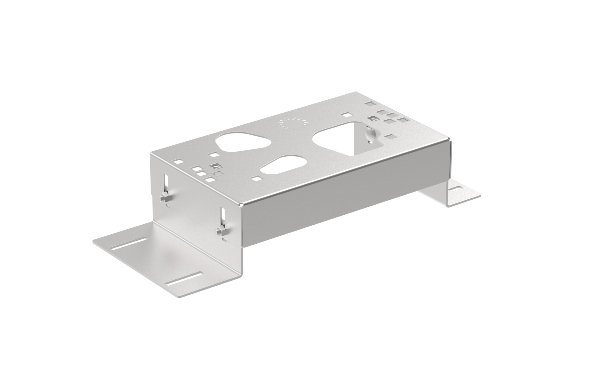 Sockel fuer Schiebetorantrieb Edelstahl V2A universell-89-11UNISTAND-A.4