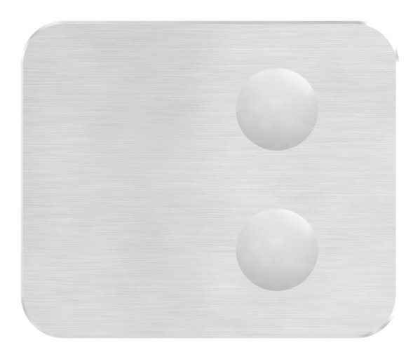Sichtschutz Endglasklemme Mod- 26- in V4A-88-1126-EK.V4A