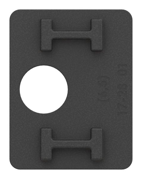 Gummieinlage Gummi fuer Glas 4-0 mm fuer Glasklemme Modell 26-88-112604.GU