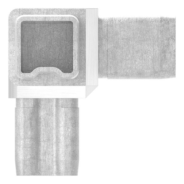 Steck-Eckverbinder V4A fuer Vierkantrohr 25 x 25 x 2 mm 3-Wege-88.1110142525