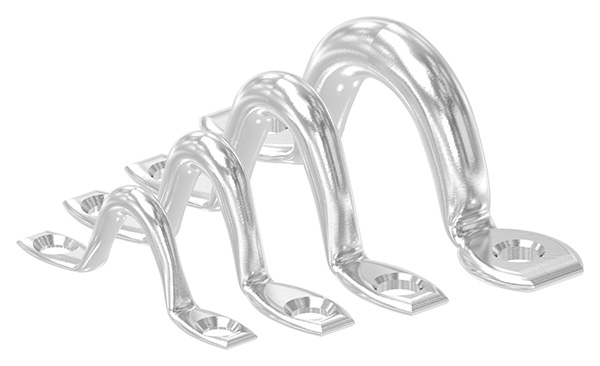 Wandoese - Ø Oese- 8 mm - mit 2 Loechern - V4A-11-2944.1