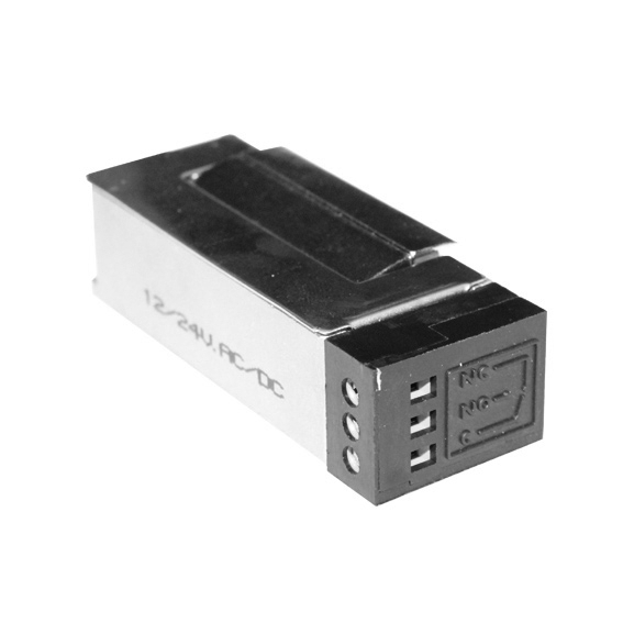 Elektromagnetisches Schloss Stahl Verzinkt mit Hilfskontakt 12-24V AC-DC-89-11B118F-A.4