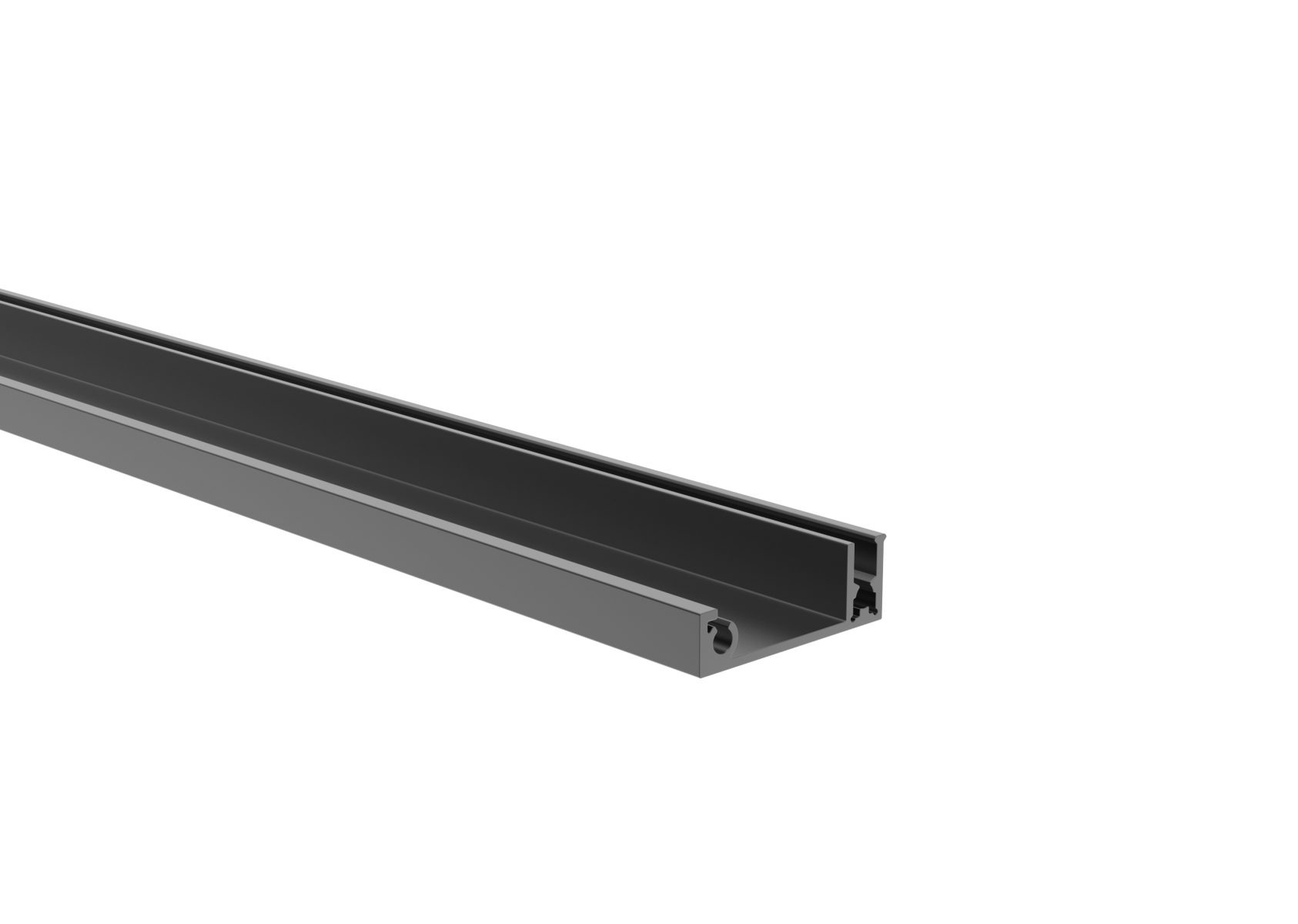 Click-Lock Abdeckleiste Aluminium 38x13-3 mm 1700 mm Anthrazit RAL 7016-89.FGA2F20X141700R7016