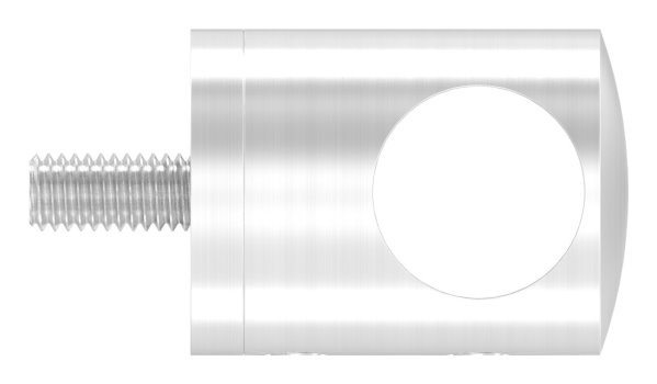 Querstabhalter Edelstahl V2A fuer Profil Ø 16 mm- Bohrung Ø 16-2 mm- geschliffen-88-1150394.240A