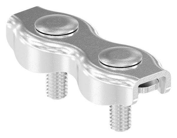 Duplexklemme - fuer Seil Ø 3 mm - V4A-11-2929.1